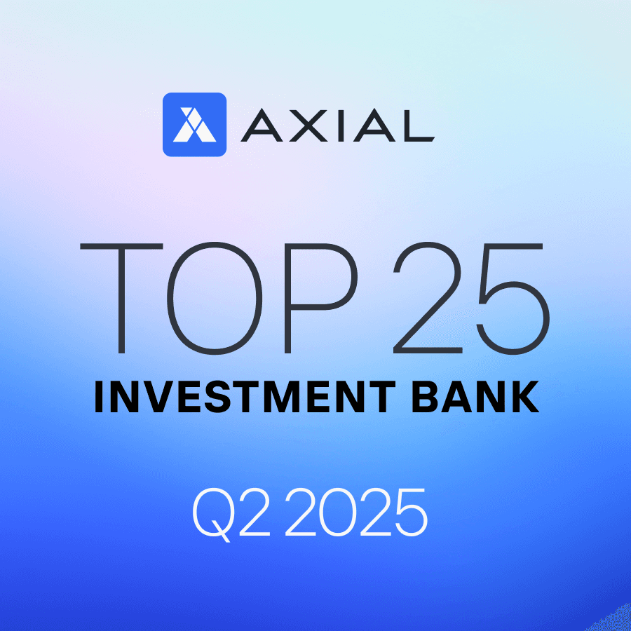 Axial Top 25 Investment Banks, Q2 2025